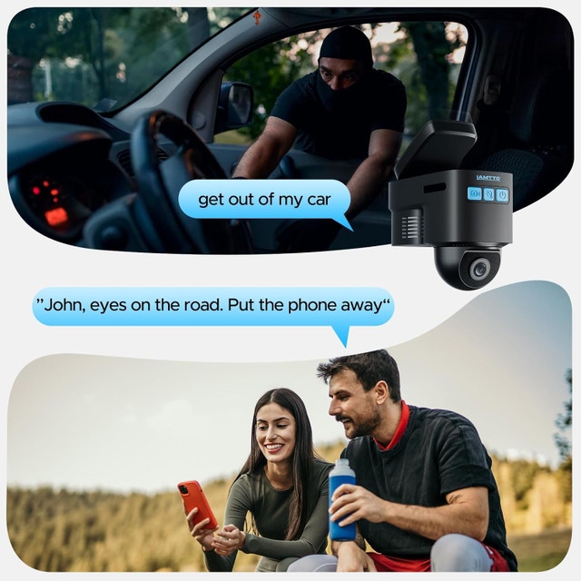 LAMTTO 4G LTE Dash Cam with Live View, Dual Dash Camera - photo 5