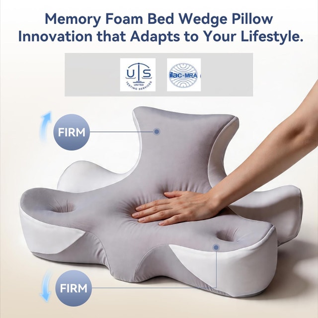 Reading Pillow for Bed, Leaning, Lying and Prone - photo 5