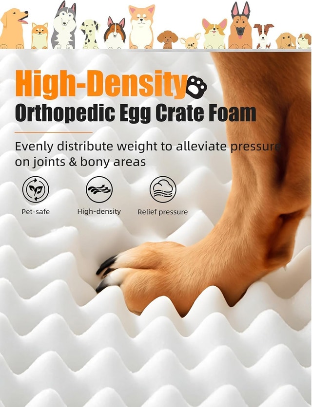 Sytopia Orthopedic Chew Proof Dog Bed for Large Dogs - photo 3