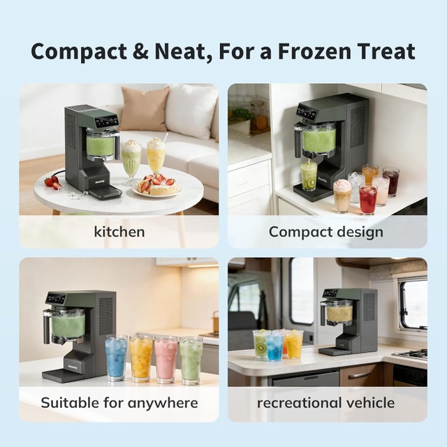 AEOCKY Slushy Machine, Space-Saving Frozen Drink Maker - photo 3