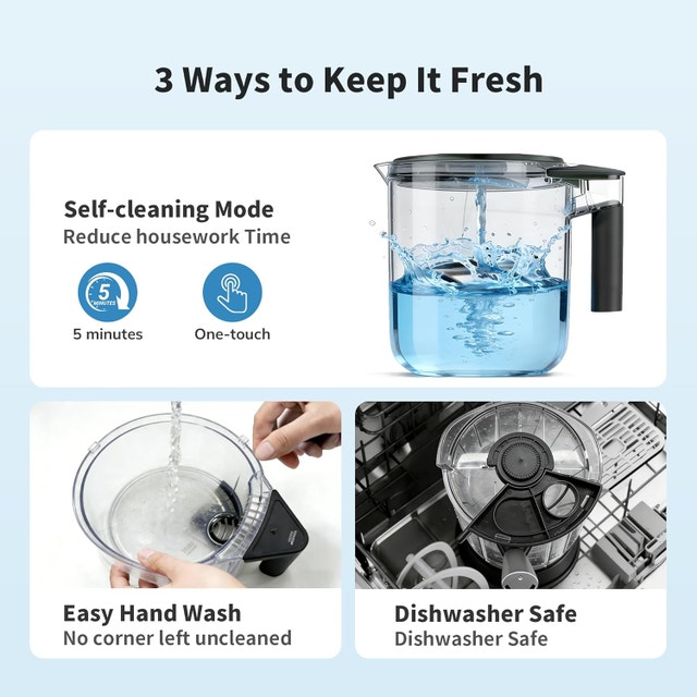 AEOCKY Slushy Machine, Space-Saving Frozen Drink Maker - photo 5
