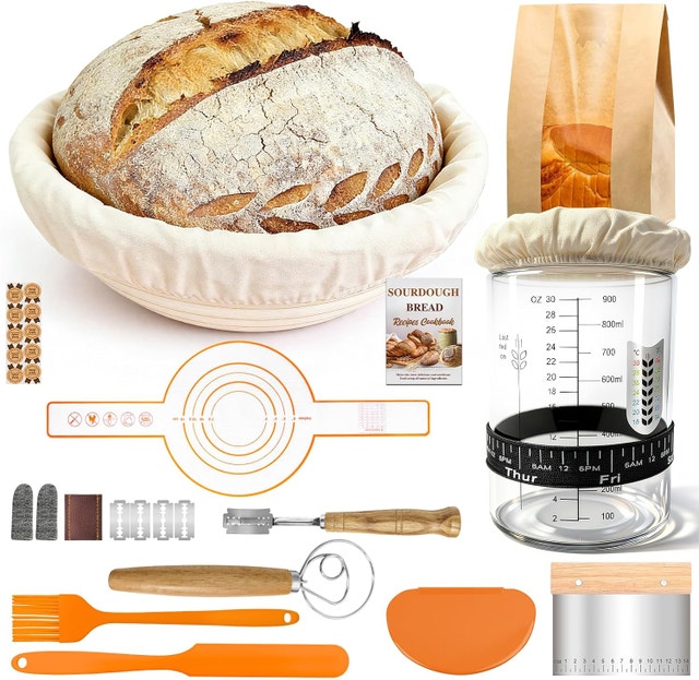 Sourdough Starter Kit, Complete Bread Baking Supplies