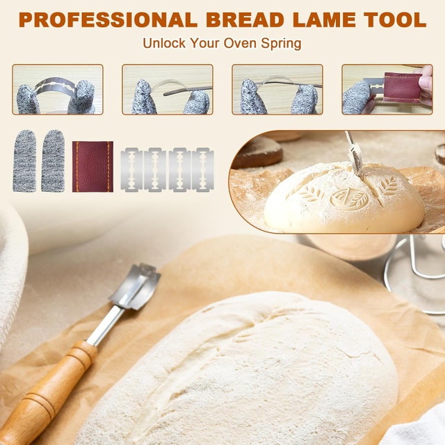 Sourdough Starter Kit, Complete Bread Baking Supplies - photo 4