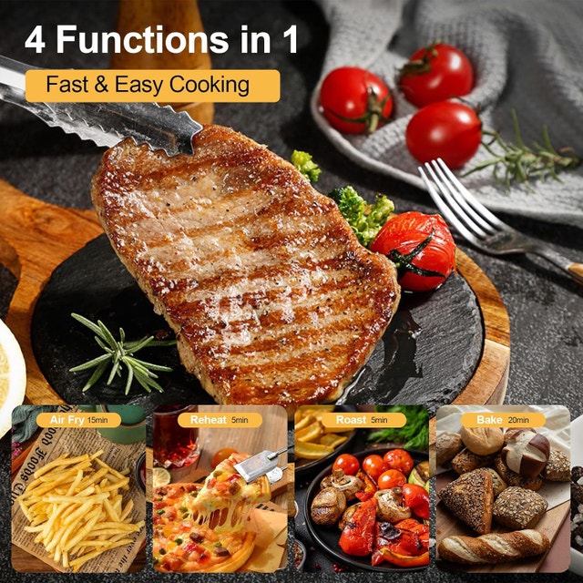 Compact Air Fryer Small 2QT, 4-in-1 Small Mini - photo 5