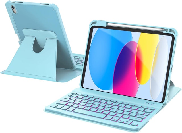 iPad 11th (A16, 2025)/10th Generation Case with Keyboard