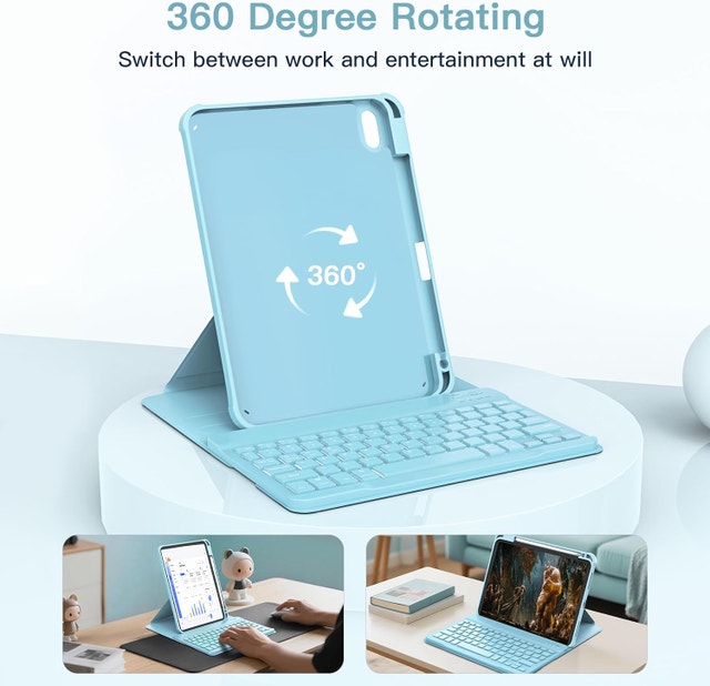 iPad 11th (A16, 2025)/10th Generation Case with Keyboard - photo 3
