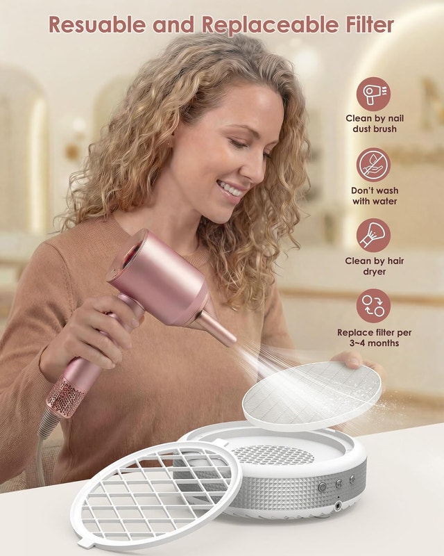 Nail Dust Collector, 4 Speed Powerful - photo 5
