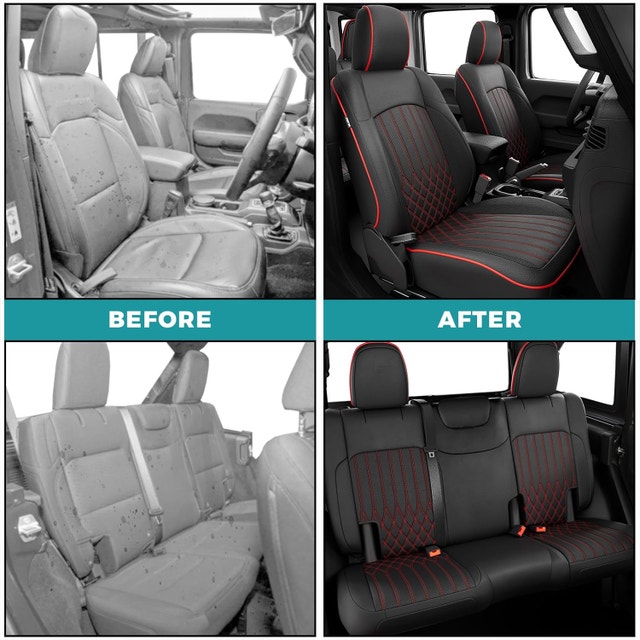 Jeep Wrangler Seat Covers JL 2018-2026 w/o Rear Cup Holder - photo 5