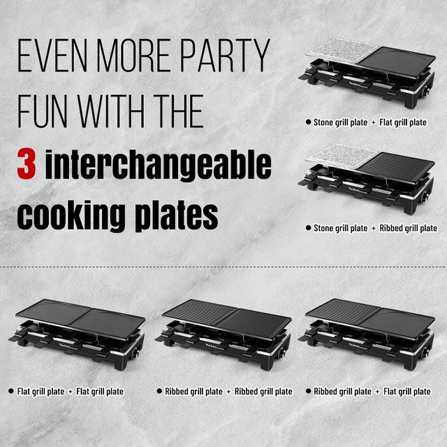 Techwood Electric Indoor Grill with 2 Reversible Plates - photo 5