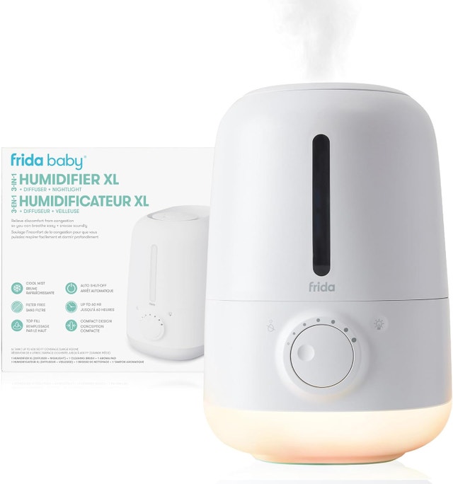 Frida Baby 3-in-1 XL Top Fill Humidifier for Bedroom