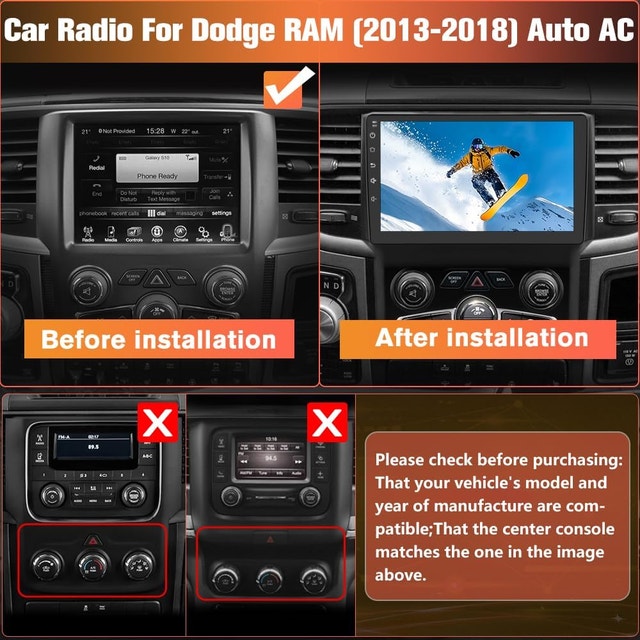 Android 13 [2GB+64GB] Car Stereo for Dodge RAM - photo 2