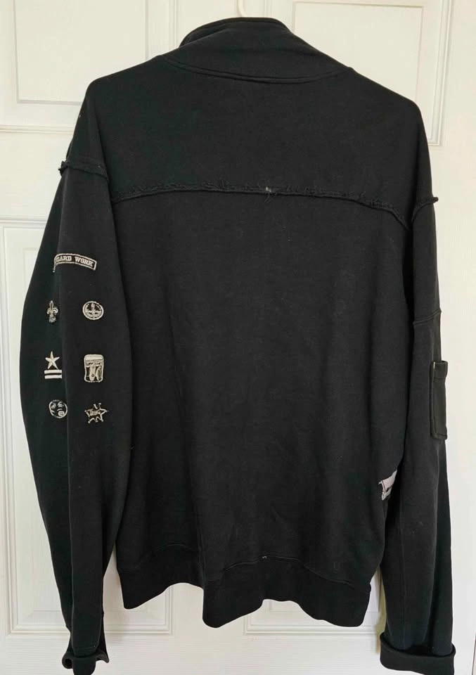 Vintage Y2K Uniform S.W.U. Full-Zip Streetwear Moto Jacket XL - photo 2