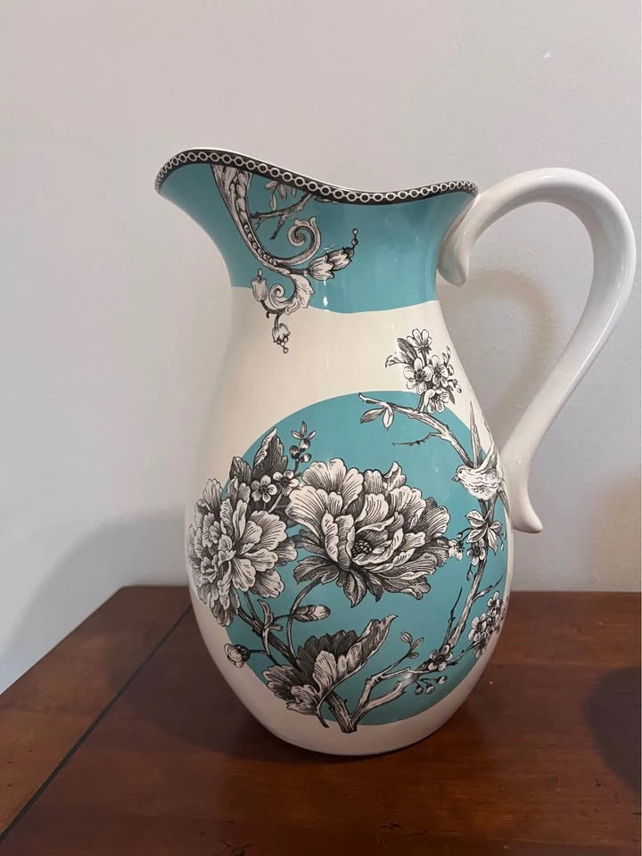 222 Fifth Adelaide Turquoise Fine China Dinnerware - photo 2