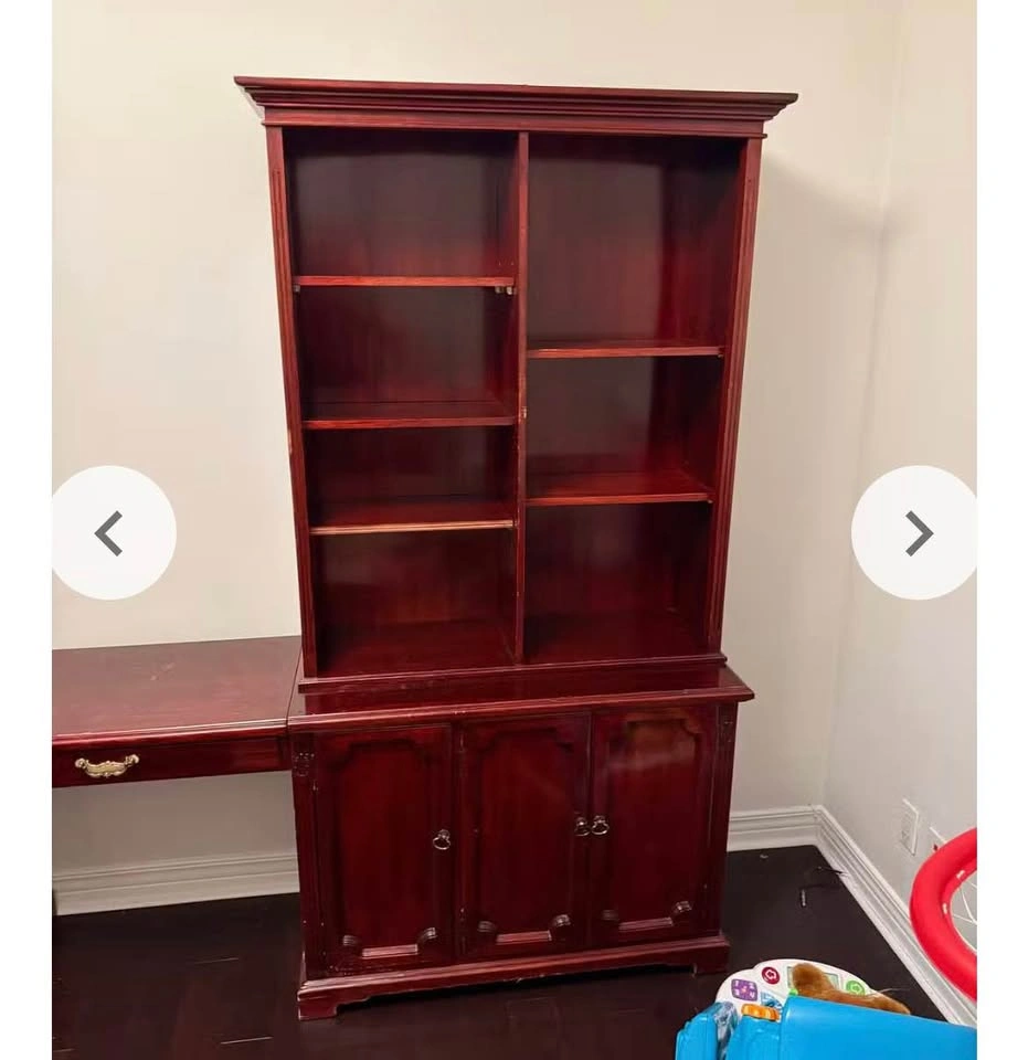 Traditional Modular Wall Unit with Desk - photo 2