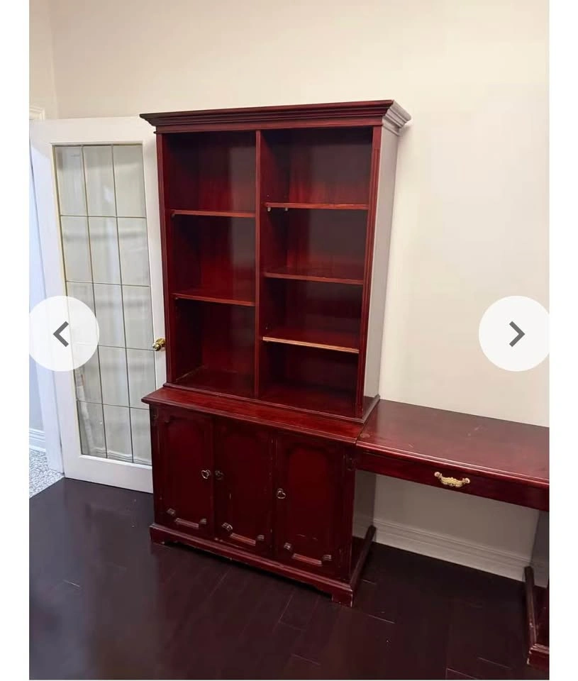 Traditional Modular Wall Unit with Desk - photo 3