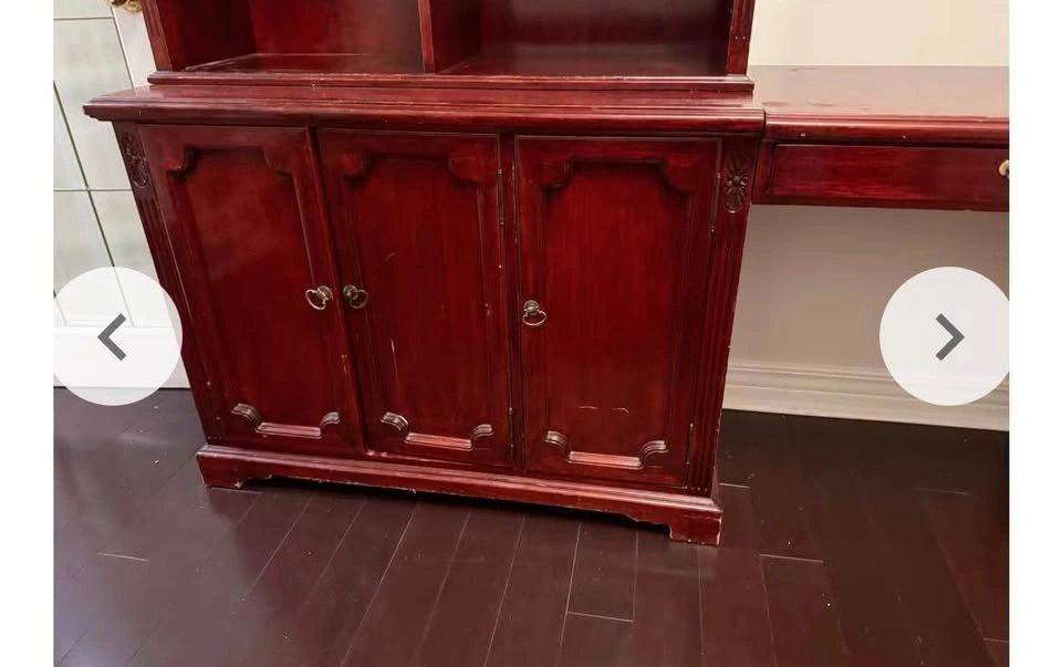 Traditional Modular Wall Unit with Desk - photo 5