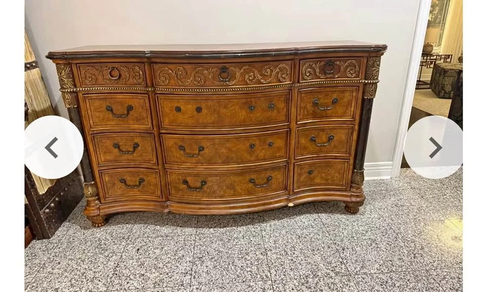 Huntington Furniture Industries Marble Inlay Sideboard