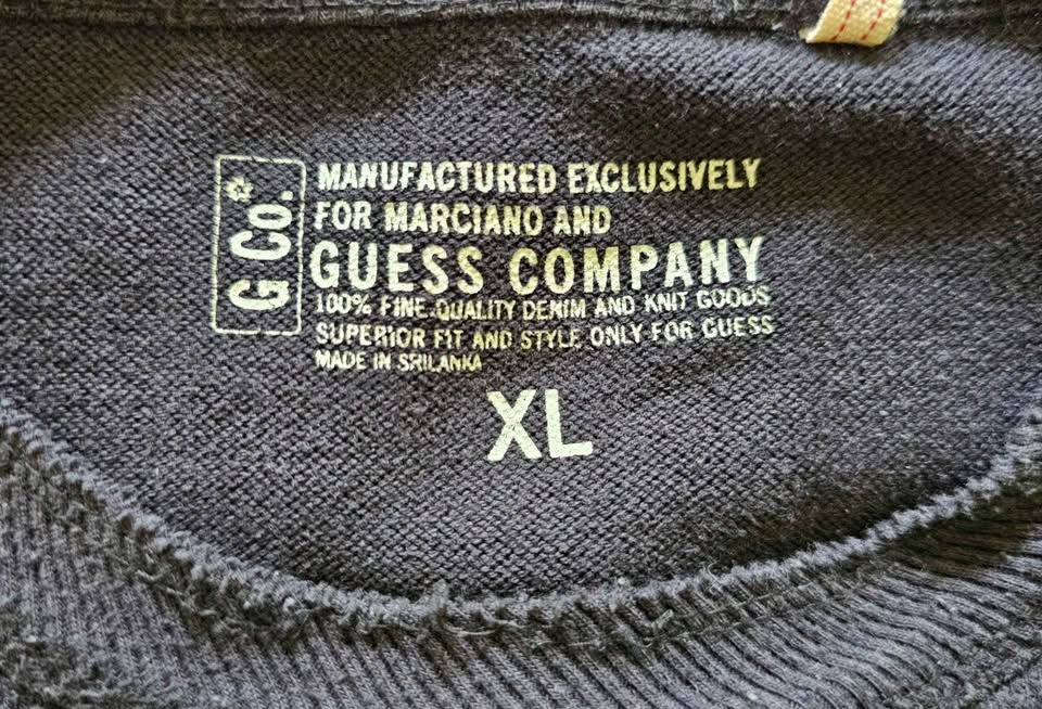 Guess Company Men's Gothic G Patch Crewneck Sweatshirt - Size XL - photo 2