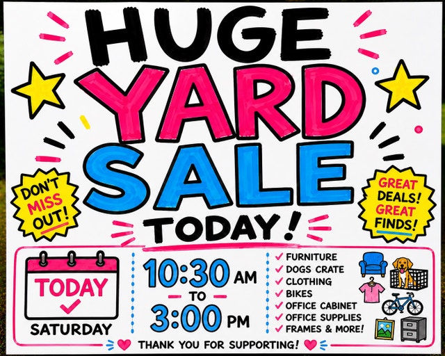 garage sale