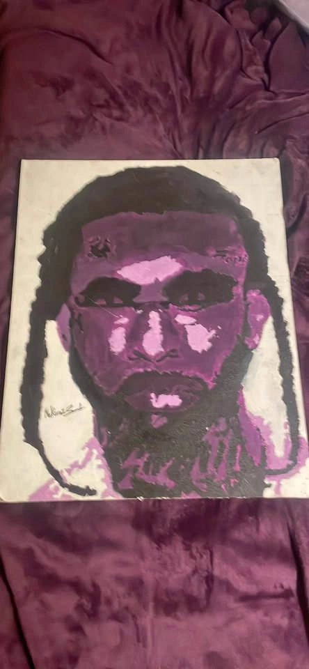 Pop Smoke Canvas Painting