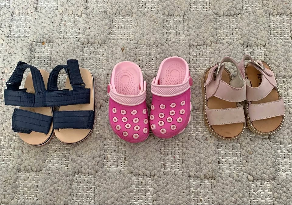 Lot of 3 toddler shoes