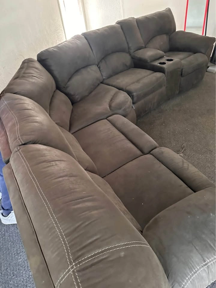 Large Sectional Reclining Sofa - photo 2