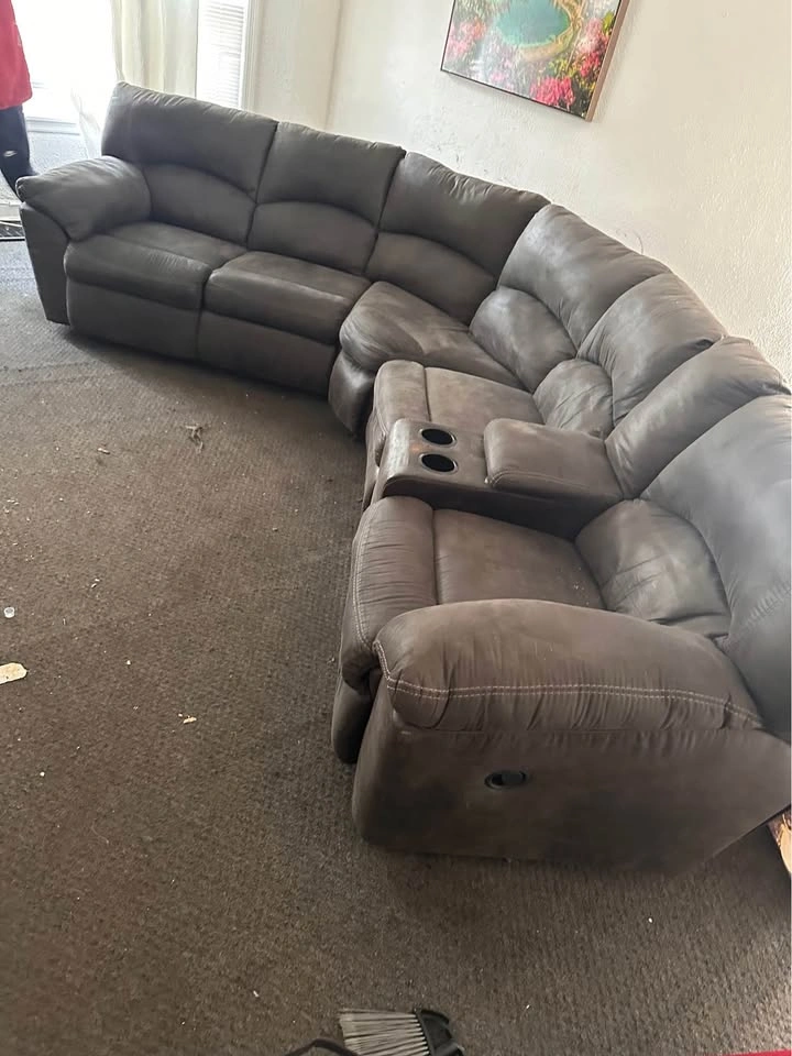 Large Sectional Reclining Sofa - photo 3