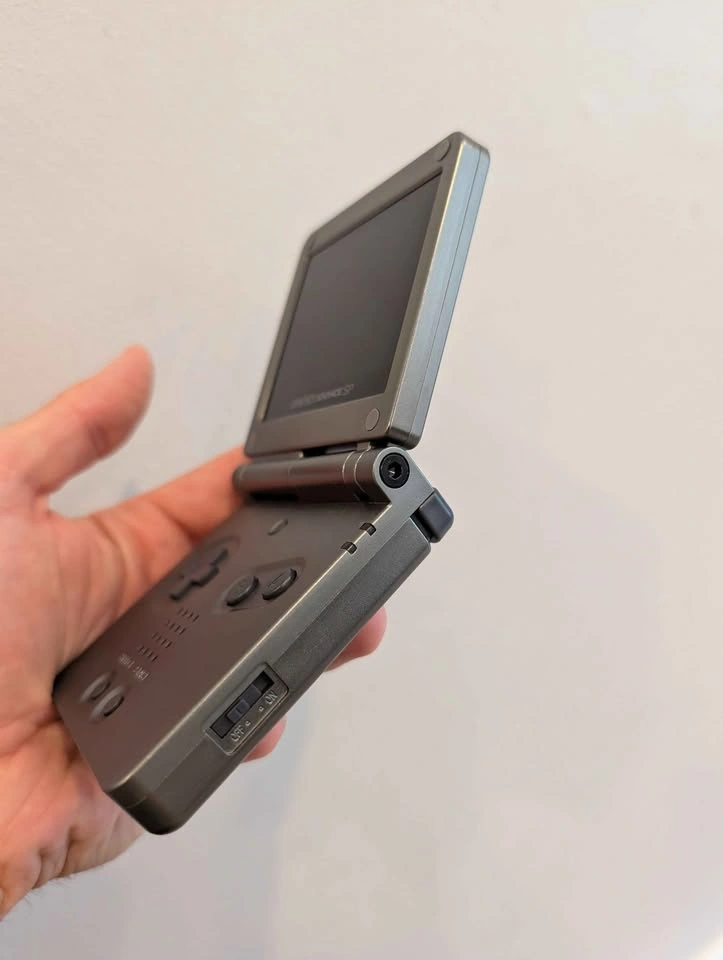GameBoy Advance SP - Grey Metal - IPS v5 - photo 5