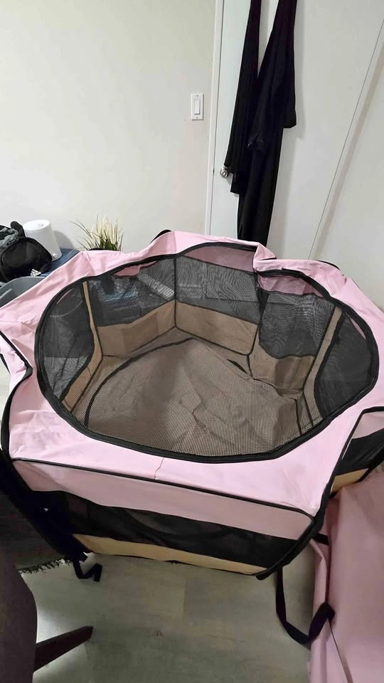 Pink XL Pet Playpen