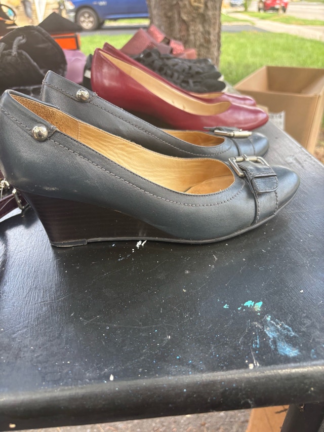 Pasqualini Wedge Shoes size 9 - photo 2