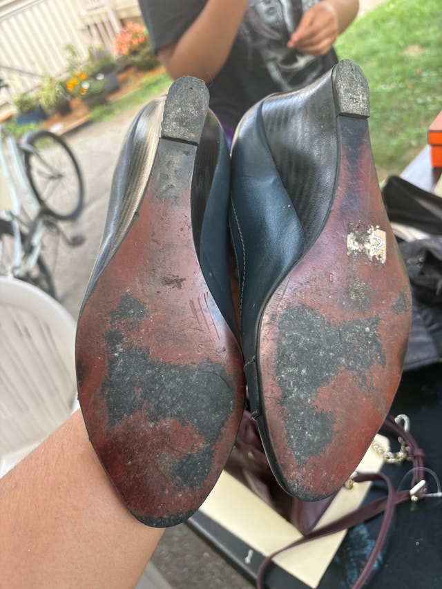 Pasqualini Wedge Shoes size 9 - photo 3