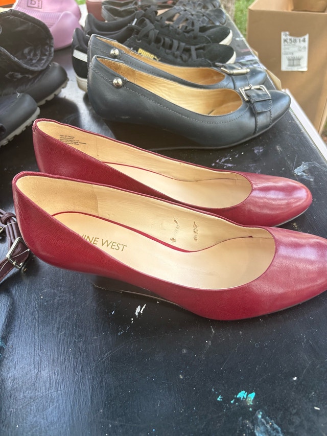 Nine West Wedge Shoes 9.5 - photo 2