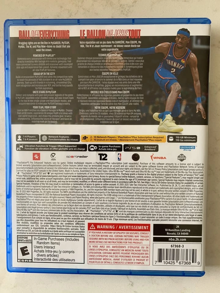 PS5 NBA 2k26 Standard Edition - photo 3