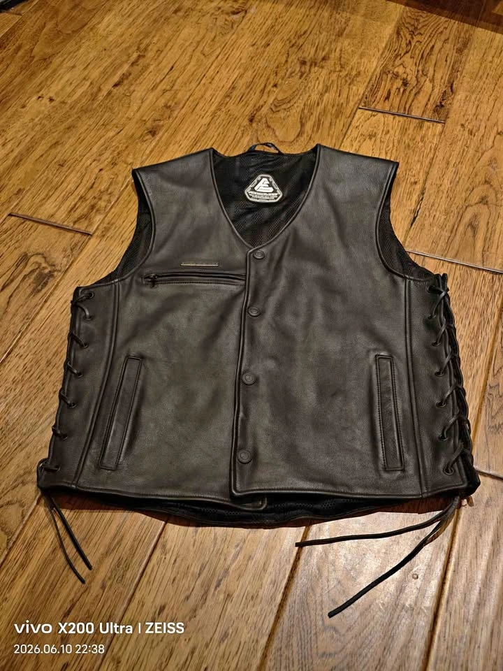 Fieldsheer Leather Motorcycle Vest