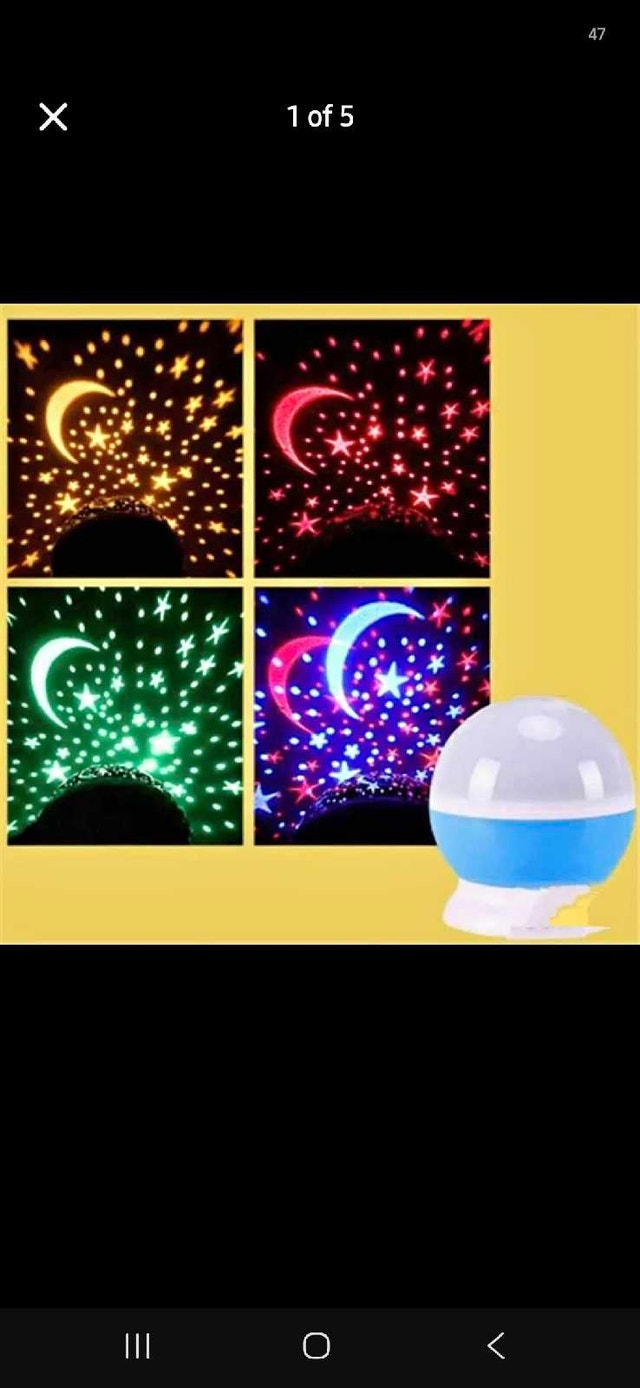 Rotating Star Projector Lamp - photo 2