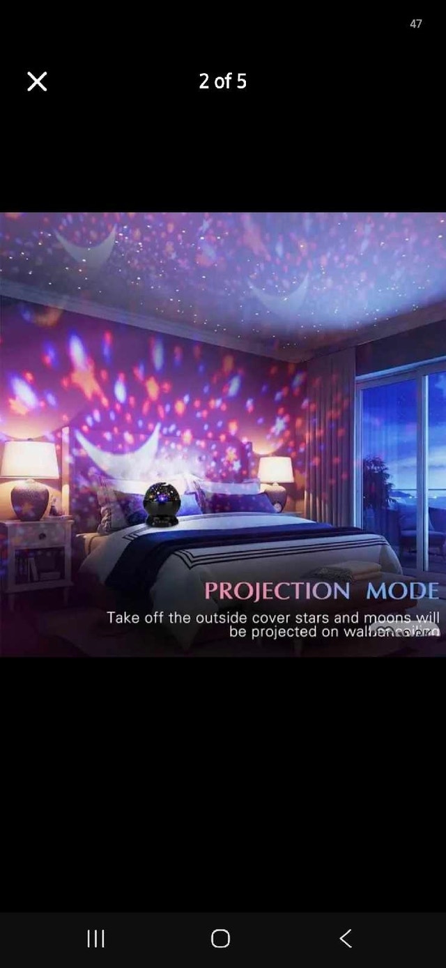 Rotating Star Projector Lamp - photo 3