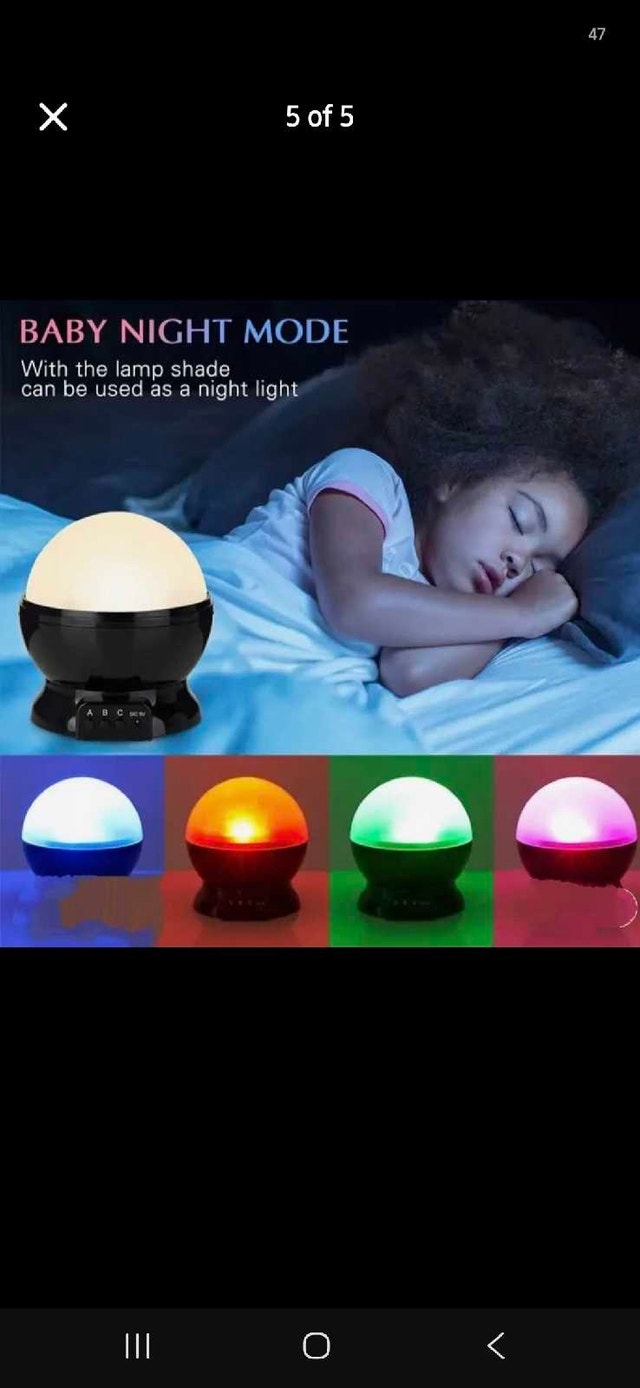 Rotating Star Projector Lamp - photo 4
