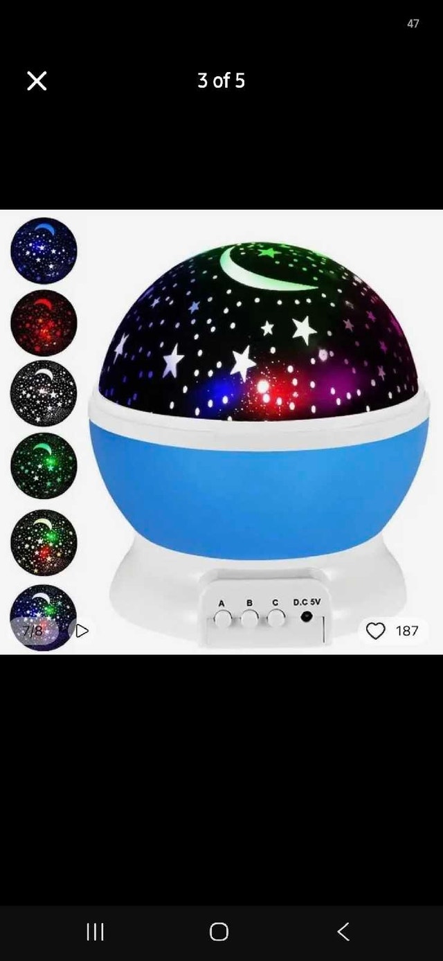 Rotating Star Projector Lamp - photo 5