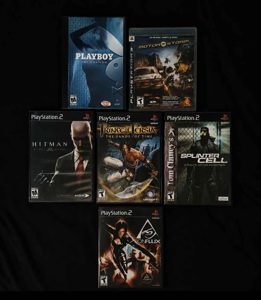 Classic PS2 & PS3 Video Game Lot - 6 games also selling separate