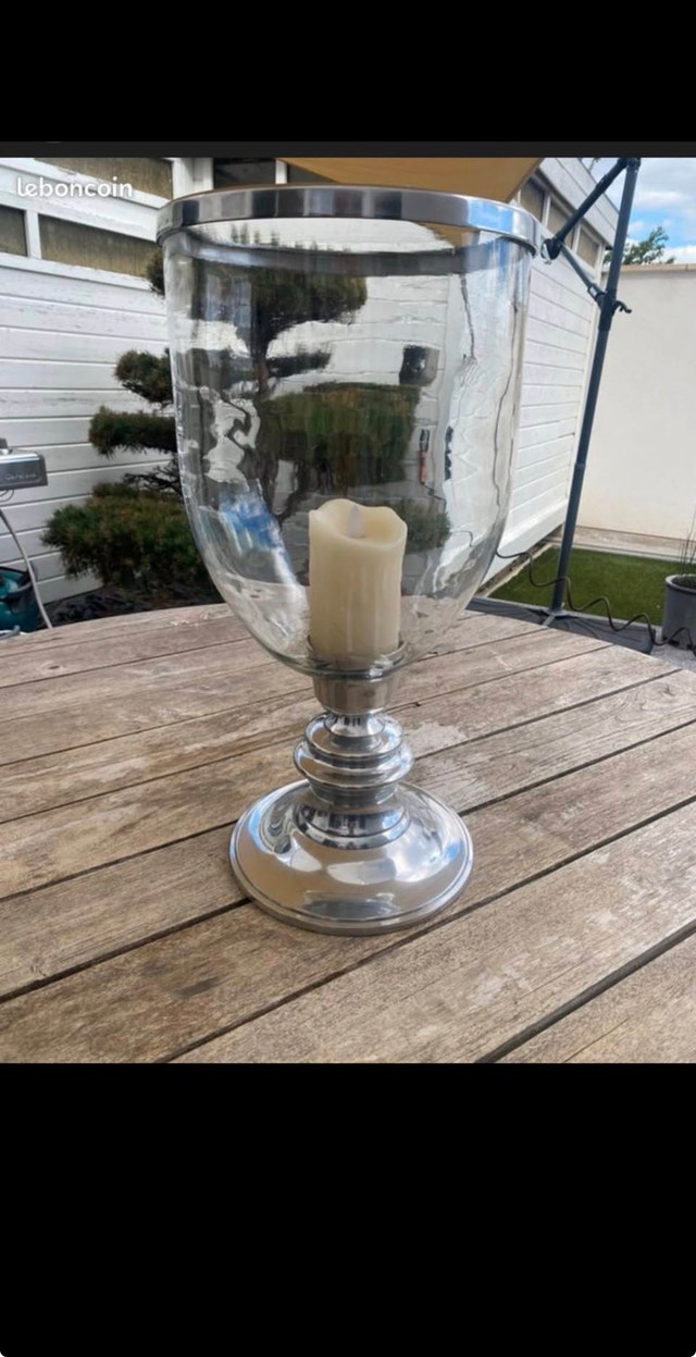 Large Hurricane Candle Holder