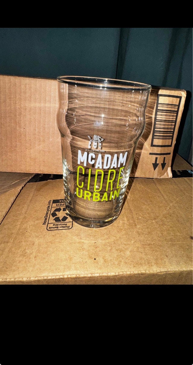 12 McAdam Urban Cider juice glasses