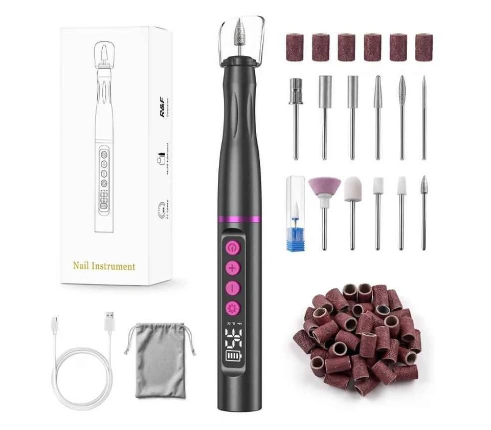 NHFCGJ Electric Nail Drill 35000 RPM Kit – Brand New, Factory Se - photo 2