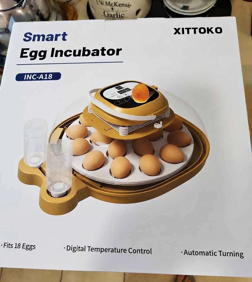 XITTOKO Smart Egg Incubator INC-A18 (18 Eggs) – Brand New