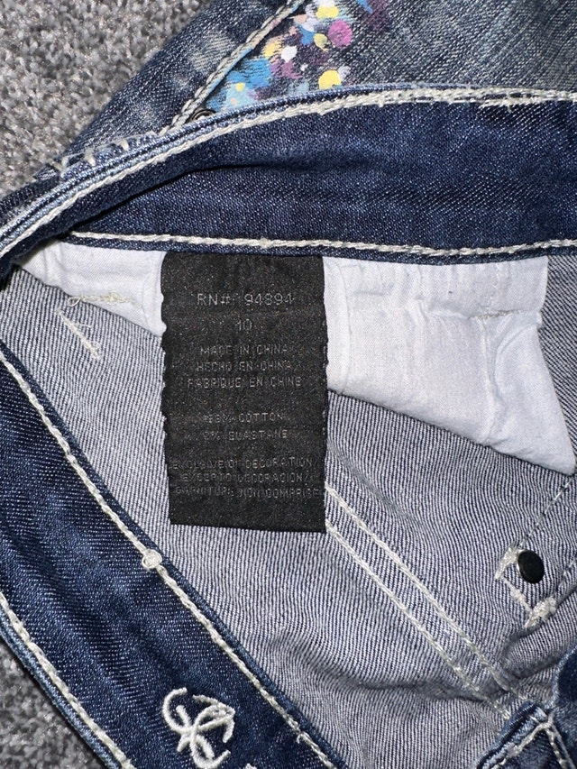 live hard woman’s jean shorts size 10 - photo 5