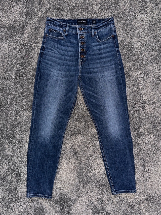 woman’s lucky & braid skinny jeans size 10/30 - photo 2