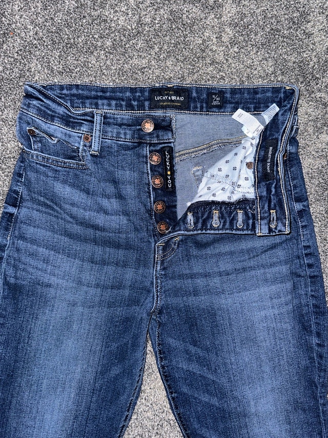 woman’s lucky & braid skinny jeans size 10/30 - photo 4