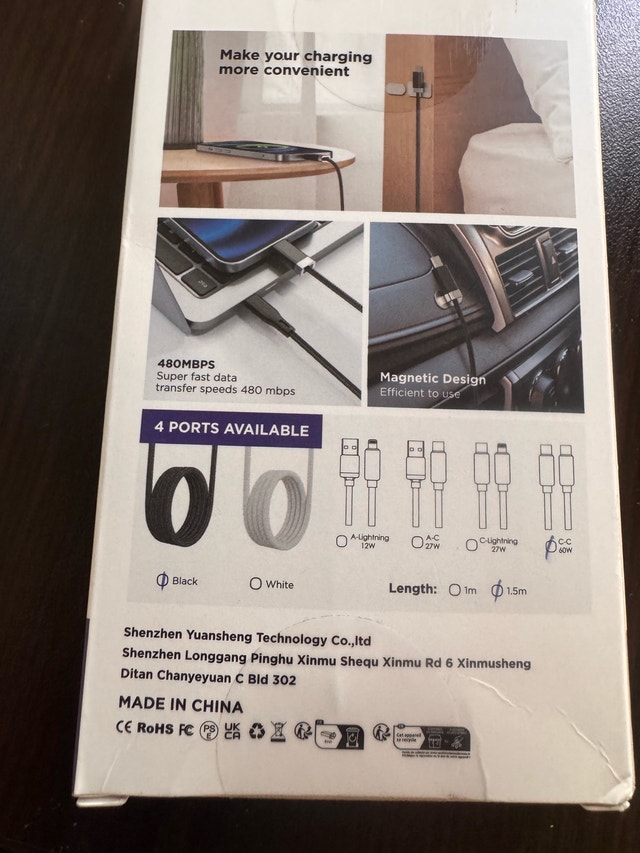 Magnetic StayCable Charging and Sync Cable - photo 2