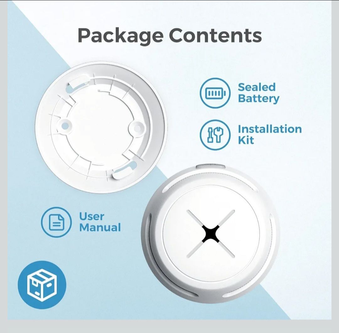 AEGISLINK Smoke Alarm w/ 10-Year Battery Life / 6 pack / NEW - photo 5