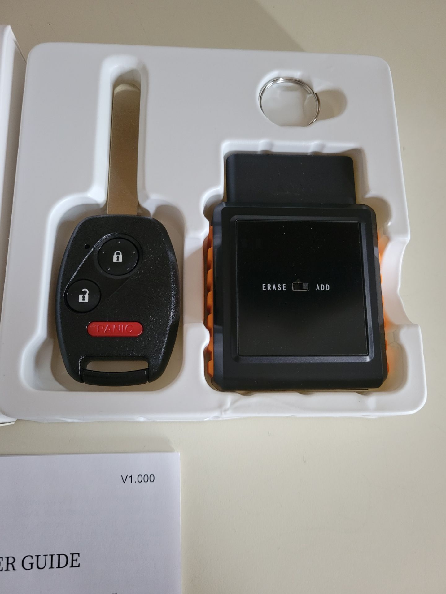 Programmer Tool + Remote Key Fob 3 Button For 2007 - 2013 Honda - photo 2