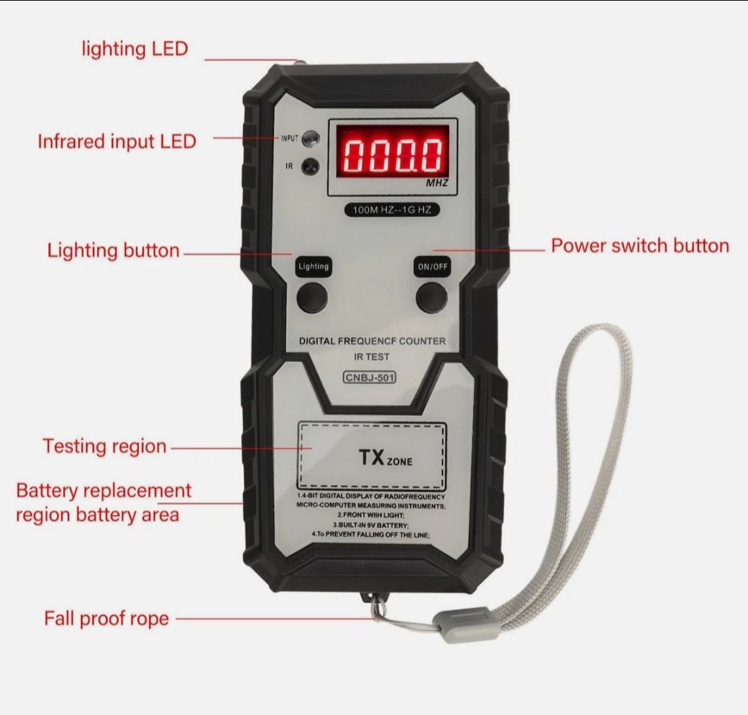 Remote Control Frequency Tester 100MHz-1GHz - photo 3
